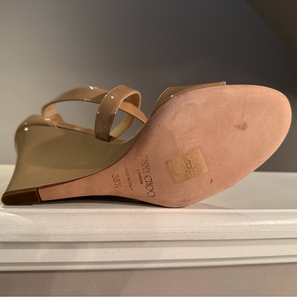 Jimmy Choo Fearne Crisscross Wedge Sandal - Picture 4 of 6